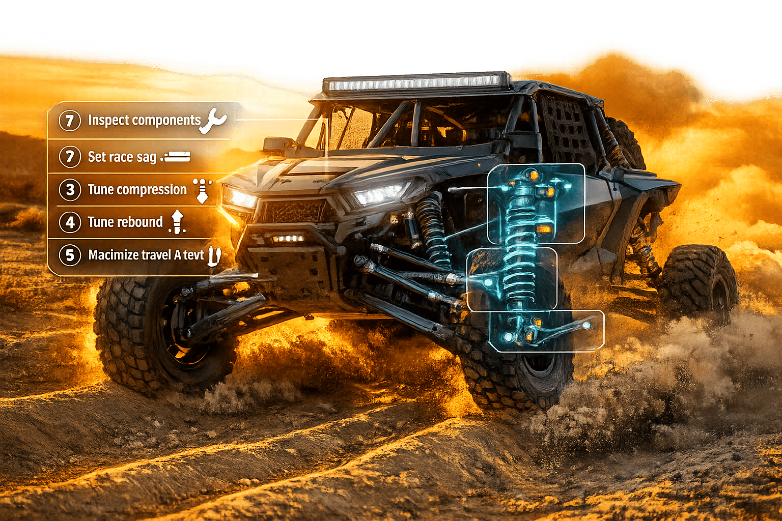 Off-Road Suspension Setup Checklist for Desert Racing