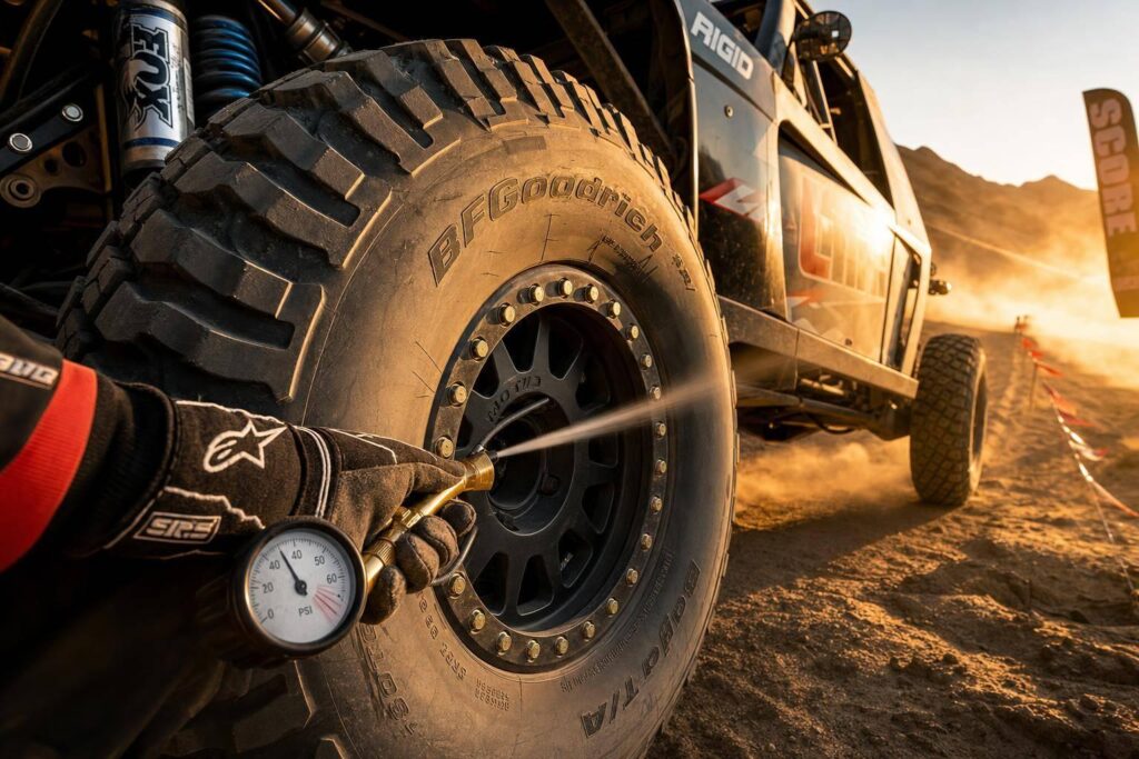 How to Air Down Tires for Desert Racing