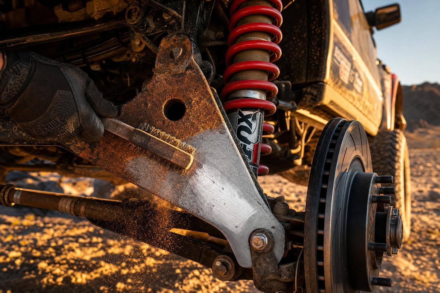 How to Remove Rust from Suspension Parts